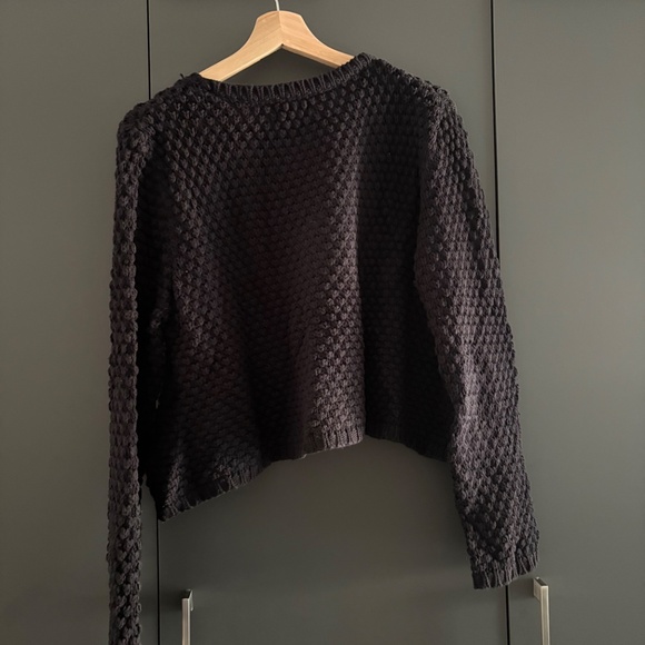 Cropped black sweater - Picture 5 of 5
